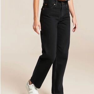 Levi's Black Straight Leg Jeans
